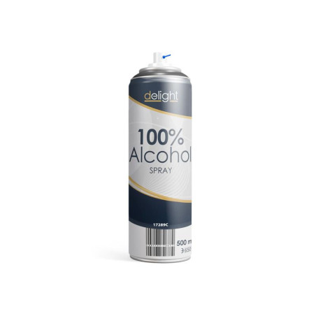 Delight 17289C 100% alcohol reinigingsspray 500ml | Soldeerbout-shop.nl
