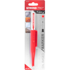 Strend Pro 2220661 Diepgatmarkeerstift rood | Soldeerbout-shop.nl