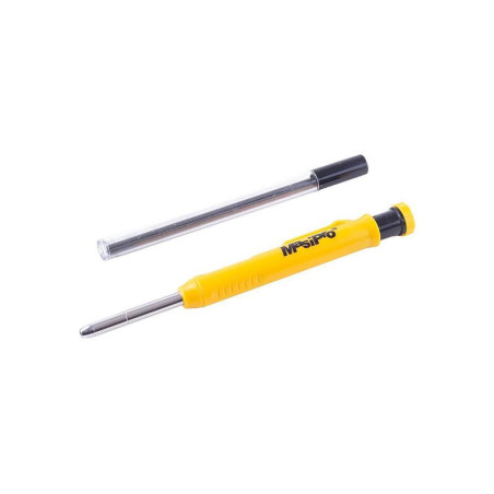 MasiPro 107180 Diepgatmarkeerpotlood met 2 vullingen | Soldeerbout-shop.nl