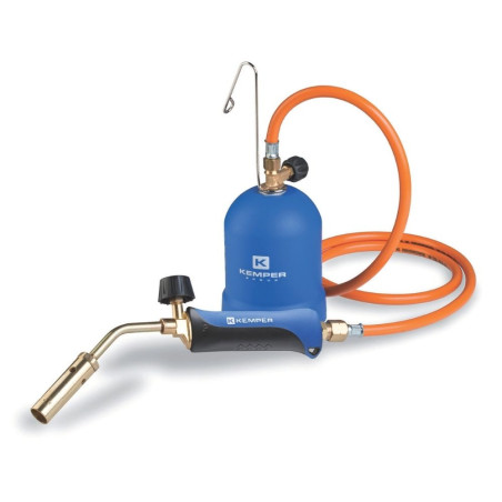 Kemper 1217C gasbrander met slang | Soldeerbout-shop.nl