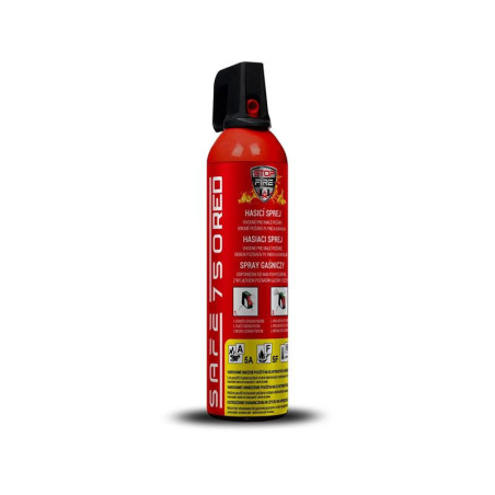 SafeHome SAFE 750 RED Brandblusspray 750ml brandblusser | Soldeerbout-shop.nl