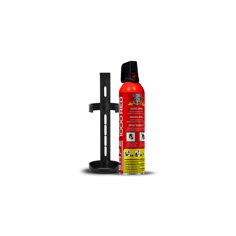 SafeHome SAFE 1000 RED 100C Brandblusspray 1000ml brandblusser SafeHome SAFE 1000 RED 100C Brandblusspray 1000ml brandblusser