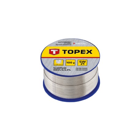 Topex 44E532 SW21 soldeertin 1.5mm 100gram