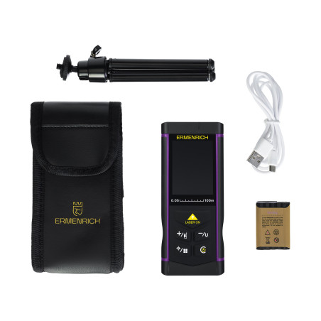 Ermenrich PRO LR100 Laserafstandsmeter 100m met camera