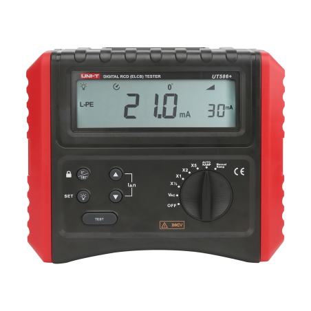 UNI-T UT586+ FI/RCD Aardlekschakelaartester | Soldeerbout-shop.nl