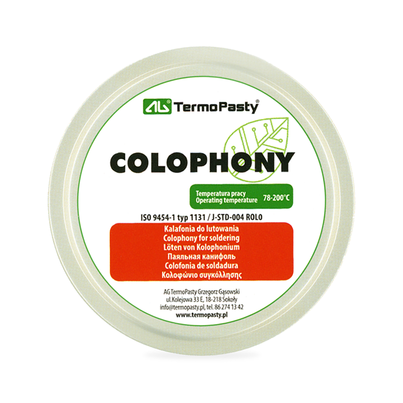 AG TermoPasty AGT-035 Colophony Soldeerhars 100gram AG TermoPasty AGT-035 Colophony Soldeerhars 100gram