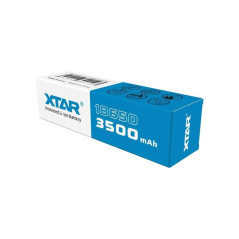 XTAR 18650 Li-Ion accu 3,6V 3500mAh | Soldeerbout-shop.nl
