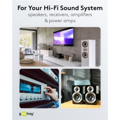 Goobay 15099 2x2.50mm rood/zwart luidsprekerkabel 10m | Soldeerbout-shop.nl