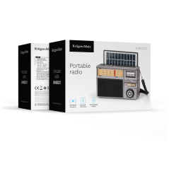 Kruger&Matz KM0831 Solar Noodradio | Soldeerbout-shop.nl