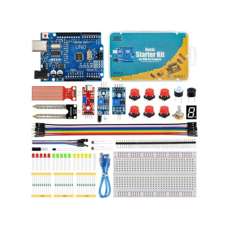 Kuongshun Arduino UNO R3 Basic starterkit 79-delig | Soldeerbout-shop.nl