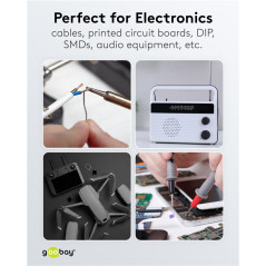 Goobay 77421 soldeertin 0,8mm 20gram loodvrij met zilver | Soldeerbout-shop.nl