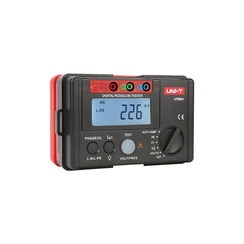 UNI-T UT582+ FI/RCD Aardlekschakelaartester
