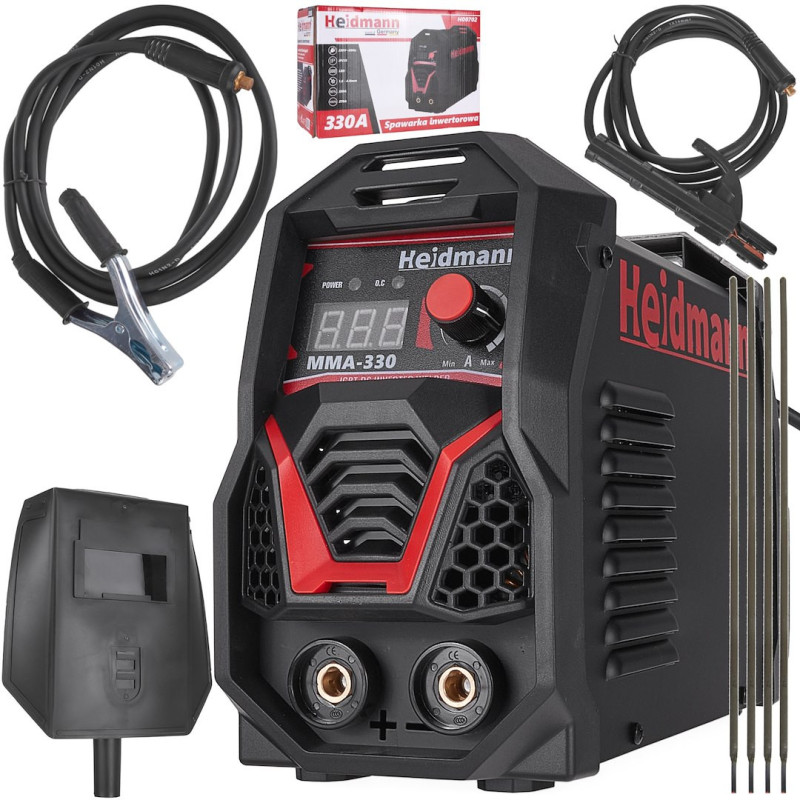 Heidmann H00702 MMA-330 elektrode lassapparaat 330A Heidmann H00702 MMA-330 elektrode lassapparaat 330A