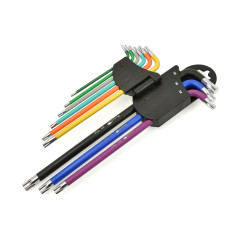 Tvardy T00123 Lange Torx-sleutelset 9-delig