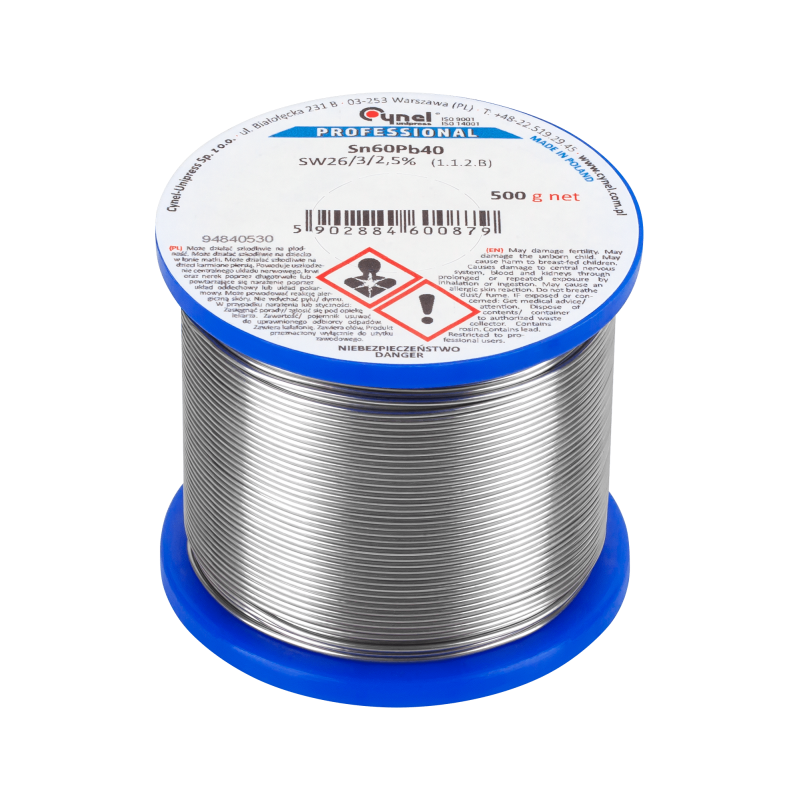 Cynel Soldeertin 2,5mm 500gram Cynel Soldeertin 2,5mm 500gram