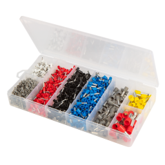 NEO Tools 01-562 Adereindhulstang met adereindhulzenset 0,5mm² tot 10mm² (1200 stuks) | Soldeerbout-shop.nl