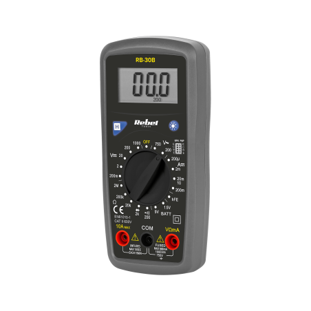 Rebel RB-30B Digitale multimeter | Soldeerbout-shop.nl