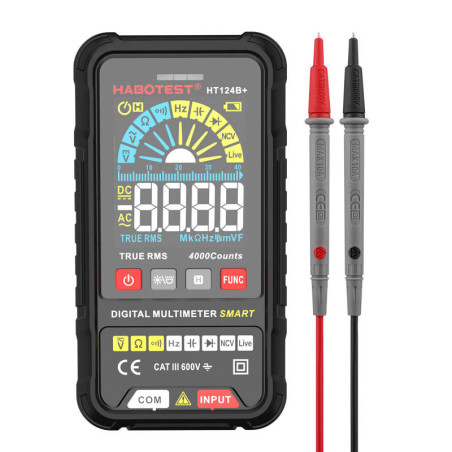 Habotest HT124B+ Digitale smart multimeter | Soldeerbout-shop.nl
