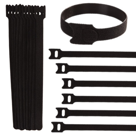 GEKO G01400 Klittenband Kabelbinders 210 x 12mm (10 stuks) |  Soldeerbout-shop.nl