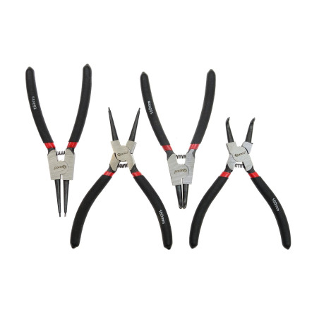 GEKO G01660 Borgveerringentangenset 160mm 4-delig | Soldeerbout-shop.nl