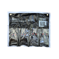 GEKO G01660 Borgveerringentangenset 160mm 4-delig | Soldeerbout-shop.nl