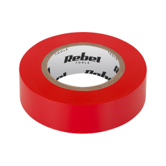 Rebel NAR0425 Isolatietape 19mm x 9m rood | Soldeerbout-shop.nl