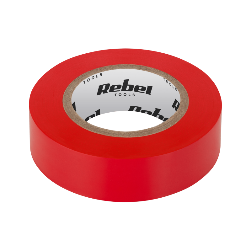 Rebel NAR0425 Isolatietape 19mm x 9m rood Rebel NAR0425 Isolatietape 19mm x 9m rood