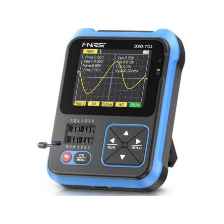 Fnirsi DSO-TC3 3-in-1 Mini oscilloscoop 500KHz, componententester en signaalgenerator