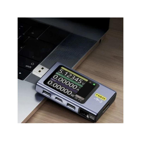 Fnirsi FNB58 USB-A tester en meter