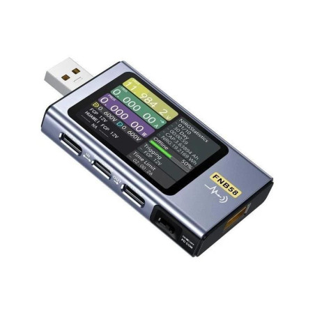 Fnirsi FNB58 USB-A tester en meter | Soldeerbout-shop.nl