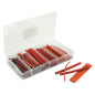 McPower 1977280 krimpkous assortiment 100-delig rood