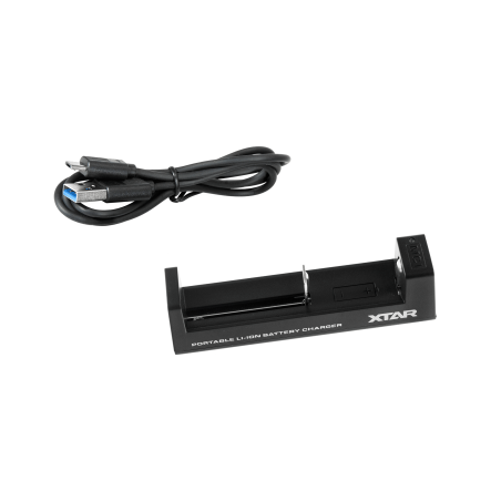 Xtar MC1 Li-ion 18650 batterijlader op USB |  Soldeerbout-shop.nl