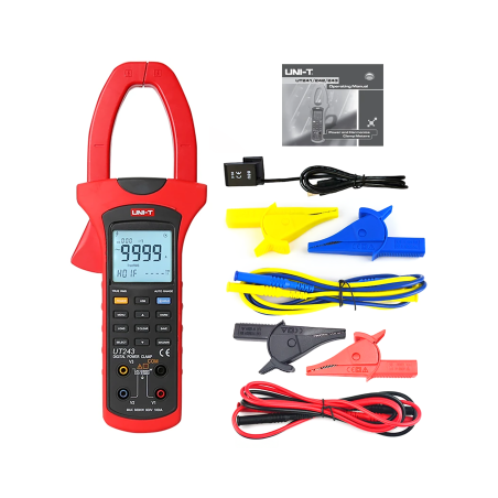 UNI-T UT243 Digitale AC stroomtang voor vermogen en harmonische 1000A | Soldeerbout-shop.nl