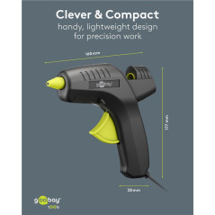 Goobay 77824 lijmpistool 11mm 80Watt | Soldeerbout-shop.nl