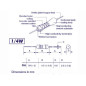 Velleman RA1E0 weerstand 1Ohm (100stuks)