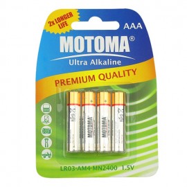 Motoma R03 AAA 1.5V Ultra Alkaline batterijen (4stuks)