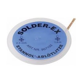 Stannol SOLDER-EX 907102 desoldeerlint 1,6m 2.5mm