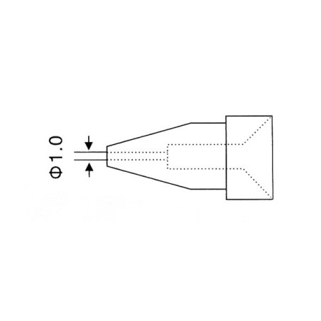 Soldeerbout-shop TIP N5-1 1mm soldeerpunt voor ZD-917, ZD-8917B en ZD-8925