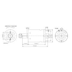 Velleman MOT3N gelijkstroommotor 24V