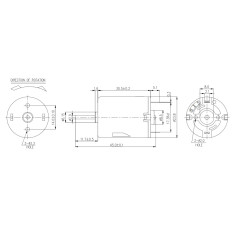 Velleman MOT2N gelijkstroommotor 6V