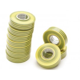 Nitto - Isolatietape - Groen/Geel - 19 Mm X 20 M