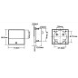 Analoge Paneelmetervoor Dc Spanningsmetingen 15V Dc / 70 X 60Mm