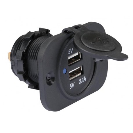 Usb-Lader Voor De Auto-Inbouw (12-24 Vdc In