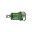 Velleman CM17G inbouwsocket voor banaanplug groen