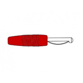 Mating Connector 4Mm With Screw / Red (Von 20)