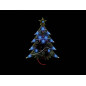 Velleman MK100B Kerstboom met blauwe LED's Mini Kits bouwpakket